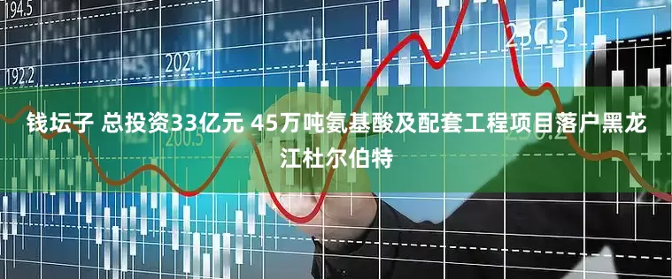 钱坛子 总投资33亿元 45万吨氨基酸及配套工程项目落户黑龙江杜尔伯特