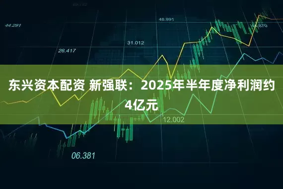 东兴资本配资 新强联：2025年半年度净利润约4亿元