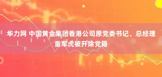 华力网 中国黄金集团香港公司原党委书记、总经理童军虎被开除党籍